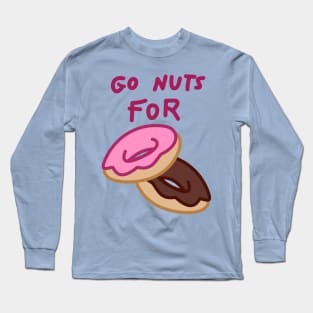 Go Nuts For Donuts (Sketch) - Mabel's Sweater Collection Long Sleeve T-Shirt
